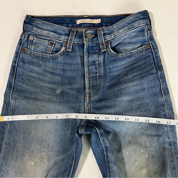 Levi’s 501 Wedgie Straight Fit Jeans - Picture 8 of 12